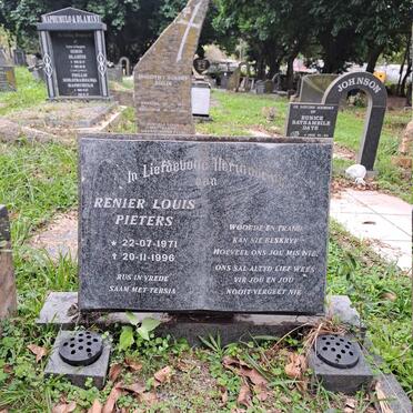 PIETERS Renier Louis 1971-1996