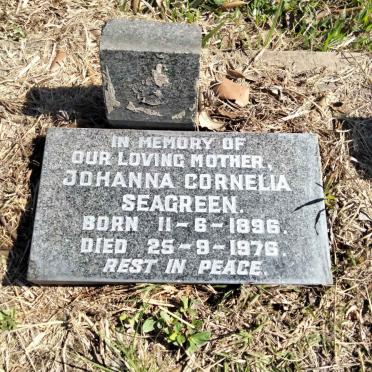 SEAGREEN Johanna Cornelia 1896-1976