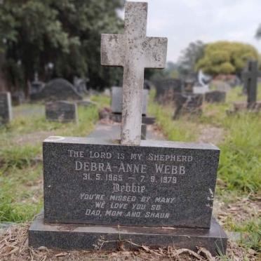 WEBB Debra-Anne 1965-1979