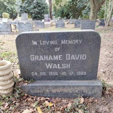 WALSH Grahame David 1956-1989