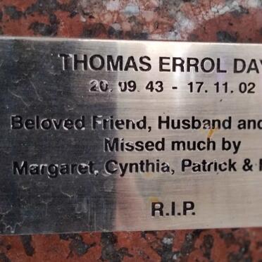 DAYE Thomas Errol 1943-2002