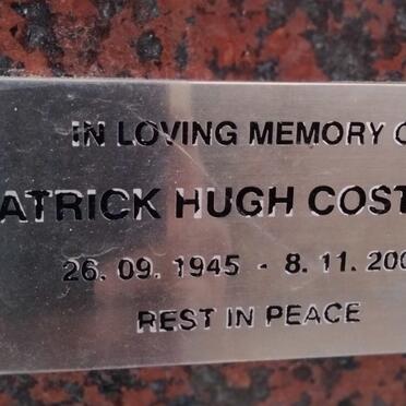 COSTELLO Patrick Hugh 1945-2003