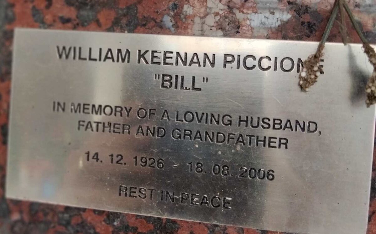 PICCIONE William Keenan 1926-2006