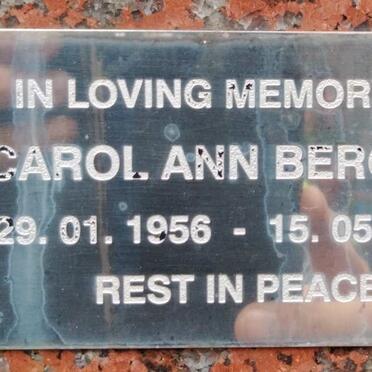 BERGSET Carol Ann 1956-1999
