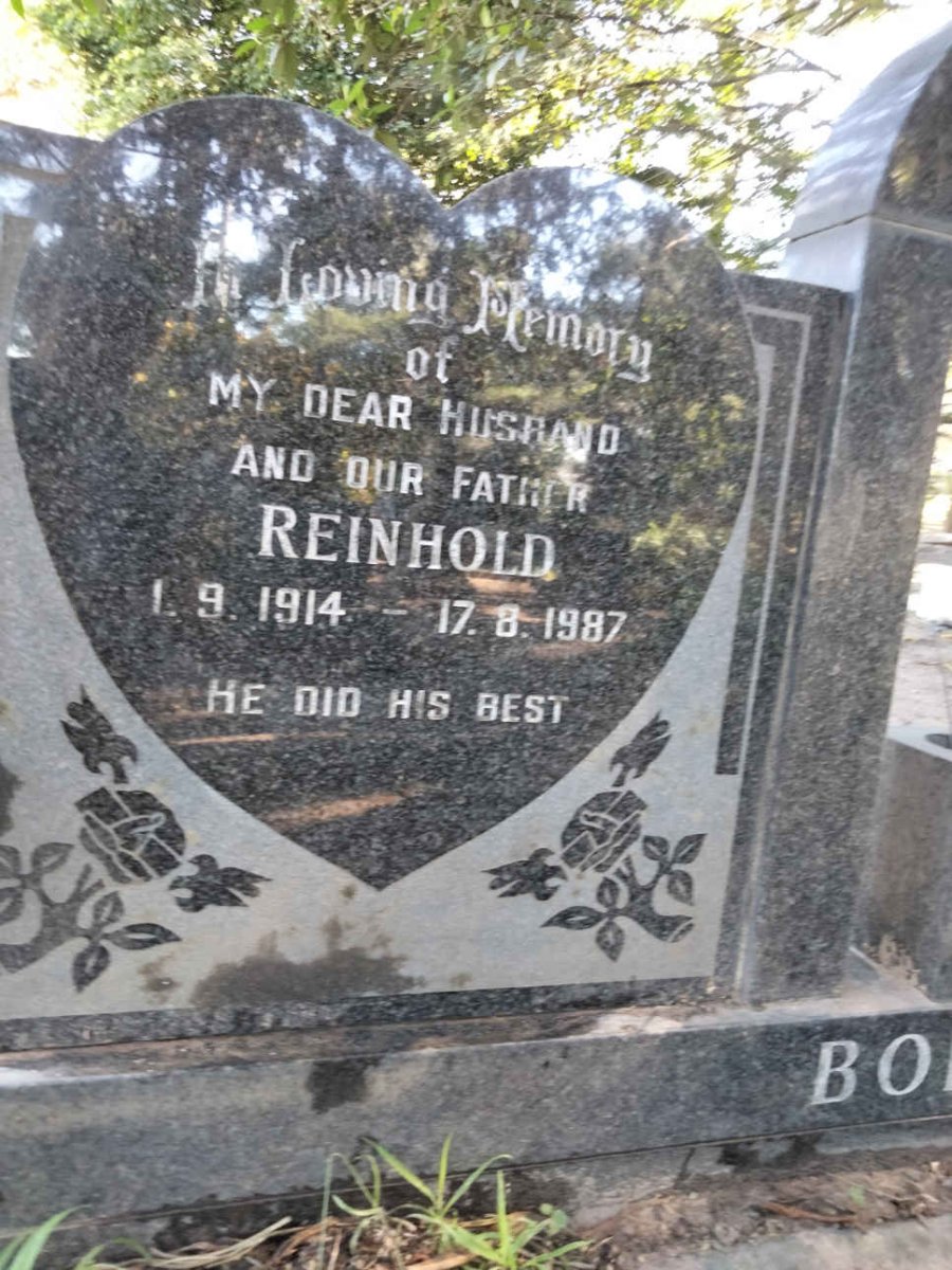 BOHMER Reinhold 1914-1987