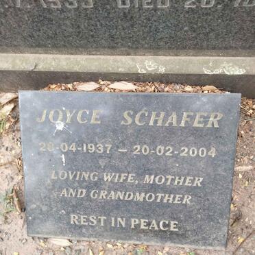SCHAFER Joyce 1937-2004