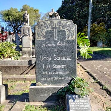 SCHULTZ Dora nee SCHMIDT 1888-1944