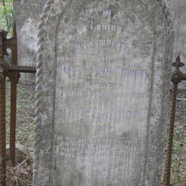 DOWNS Mary Ann 1860-1894