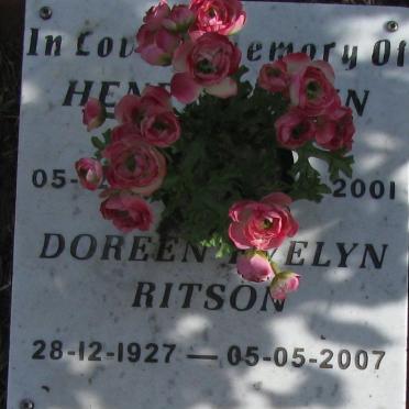 RITSON Doreen Evelyn 1927-2007