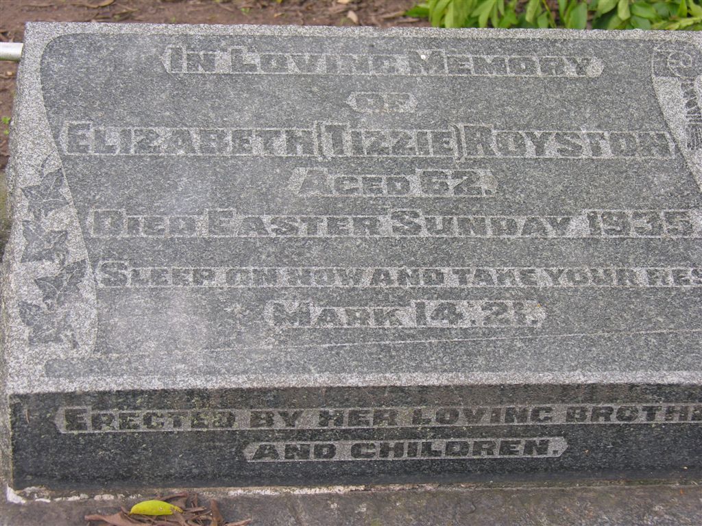 ROYSTON Elizabeth -1935