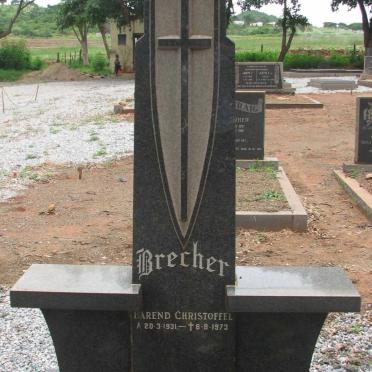 BRECHER Barend Christoffel 1931-1973