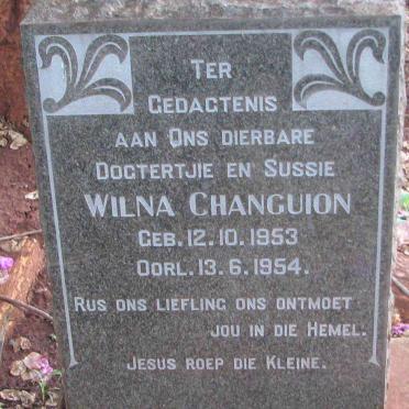 CHANGUION Wilna 1953-1954