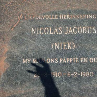 DELPORT Nicolaas  Jacobus 1910-1980
