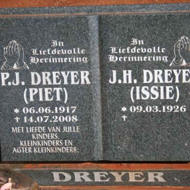 DREYER P.J. 1917-2008 &amp; J.H. 1926-