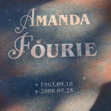 FOURIE Amanda 1963-2008
