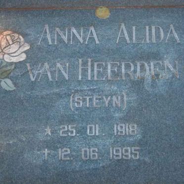 HEERDEN Anna Alida, van nee STEYN 1918-1995