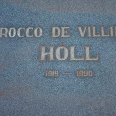 HÖLL Rocco de Villiers 1919-1990 &amp; Saartjie 1923-2002