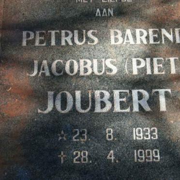 JOUBERT Petrus Barend Jacobus 1933-1999