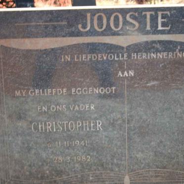 JOOSTE Christopher 1941-1982