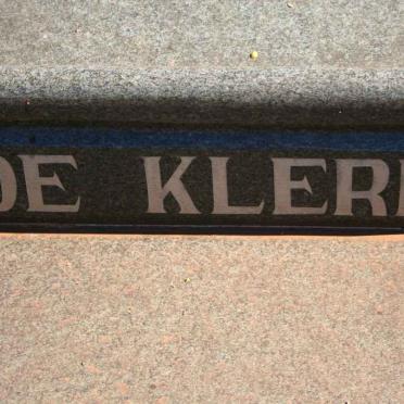KLERK Izak Schalk Jacobus, de 1903-1987
