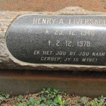 LIVERSAGE Henry A. 1948-1978