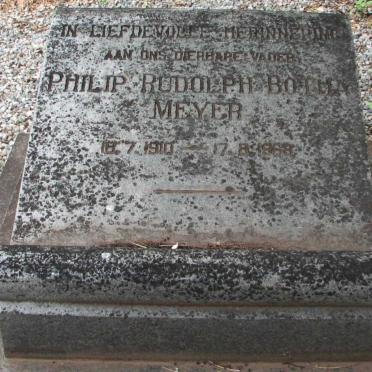 MEYER Philip Rudolph Botha 1910-1968
