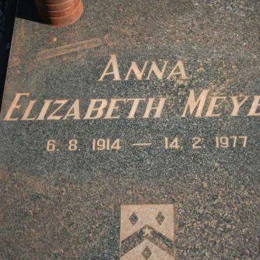 MEYER Stefanus Willem Lodewyk 1905-1964 &amp; Anna Elizabeth 1914-1977