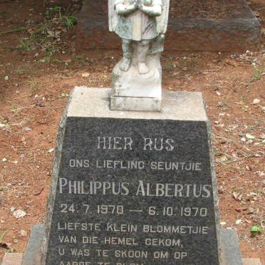 OBERHOLZER Philippus Albertus 1970-1970