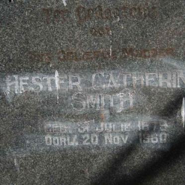 SMITH Hester Catherina 1879-1960