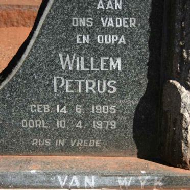 WYK Willem Petrus, van 1905-1979 &amp; Anna Johanna Maria WILLIAMS 1909-1969