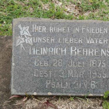 BEHRENS P. Heinrich 1875-1955