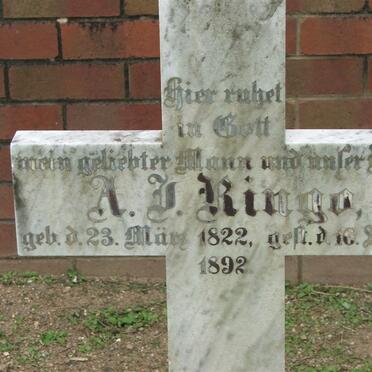 RINGO A.J. 1822-1892