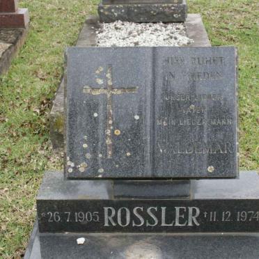 ROSSLER Waldemar 1905-1974
