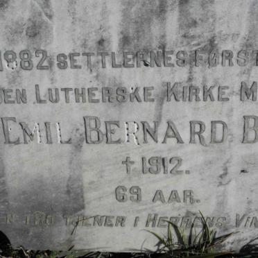 BERG Emil Bernard -1912