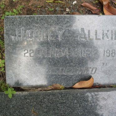 ALLKINS Harley 1924-1986