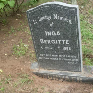 BRUNVAER Inga Bergitte 1887-1988