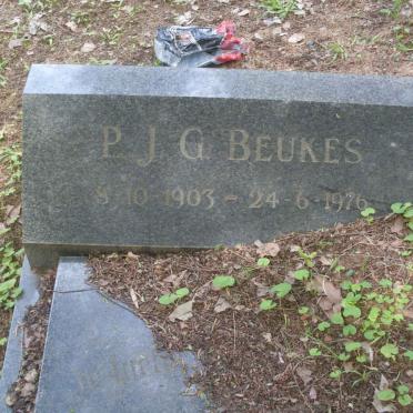 BEUKES P.J.G. 1903-1976