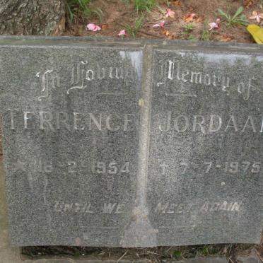 JORDAAN Terrence 1954-1975
