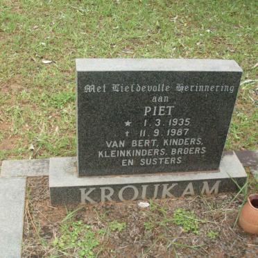 KROUKAM Piet 1935-1987