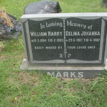 MARKS William Harry 1904-1983 &amp; Delina Johanna 1907-1982