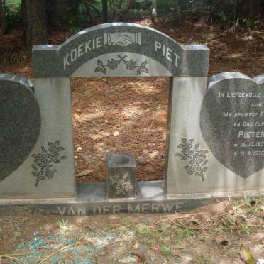 MERWE Pieter, van der 1939-1976