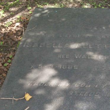 NAUDE Isabella Aletta nee WALTERS 1889-1974