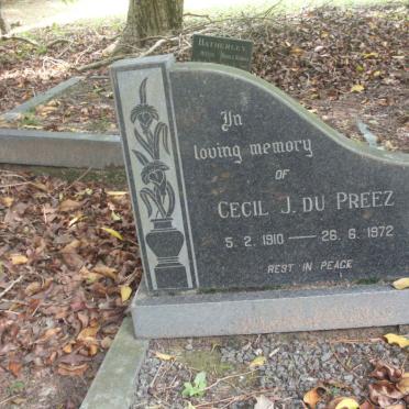 PREEZ Cecil J., du 1910-1972