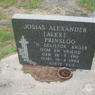 PRINSLOO Josias Alexander 1911-1984