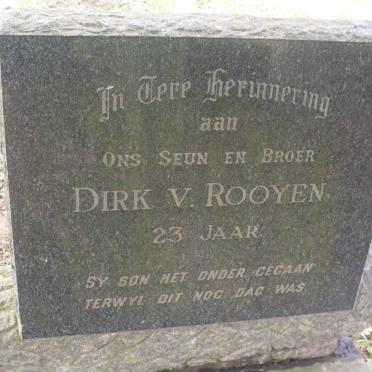ROOYEN Dirk, v.