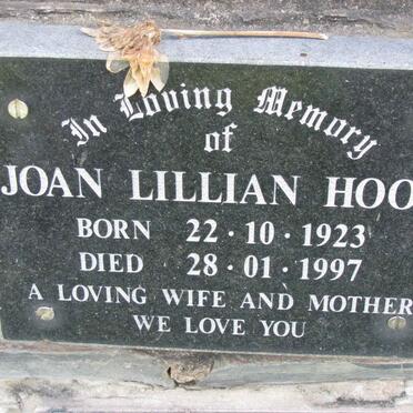 HOOK Joan Lillian 1923-1997