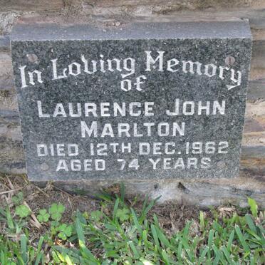 MARLTON Laurence John -1962
