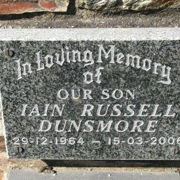 DUNSMORE Iain Russell 1964-2006