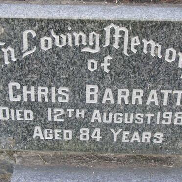 BARRATT Chris -1988