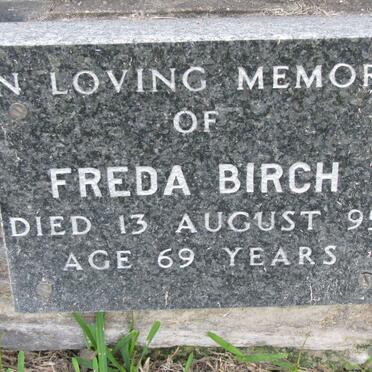 BIRCH Freda -1995